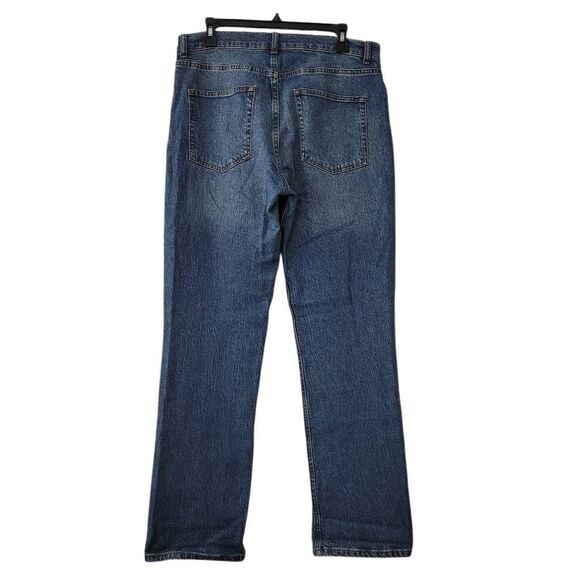 Reformation Liza High Straight Jeans Sz 31 Laguna Blue Organic Cotton Casual - Picture 2 of 9